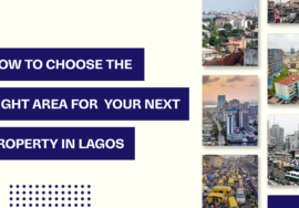 HOW TO CHOOSE THE RIGHT AREA FOR YOUR NEXT PROPERTY IN LAGOS